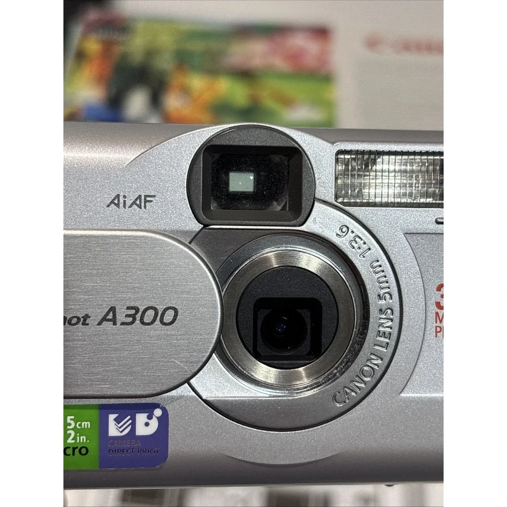 Canon PowerShot A300 3.2MP Digital Camera 5.1x Digital Zoom Working Case